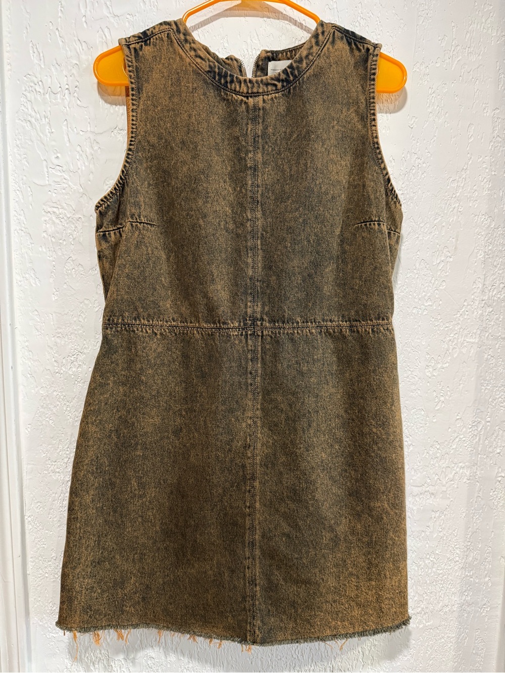 French connection Sleeveless denim dress Sz 12
